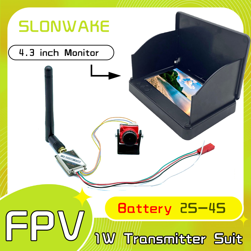 Quadcopter Frame - SLONWAKE 48CH 1000mW Wireless AV Image