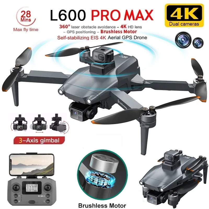 Drone Rc Explorer - L600 PRO MAX GPS Drone Professional