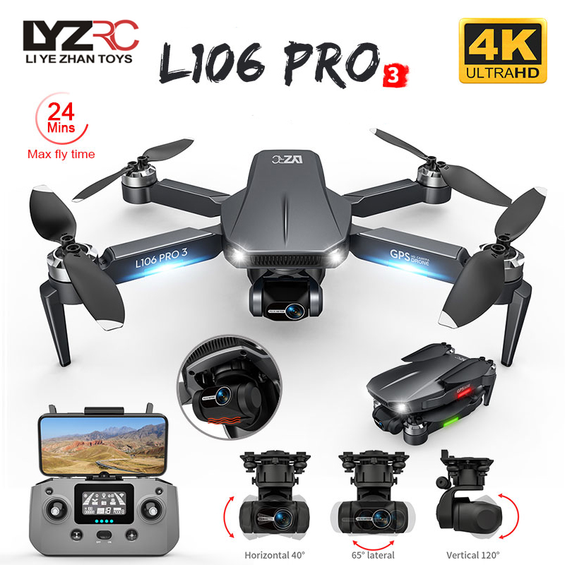 Drone Rc Helicopter With Camera - L106 Pro 3 Drone 5G WIFI