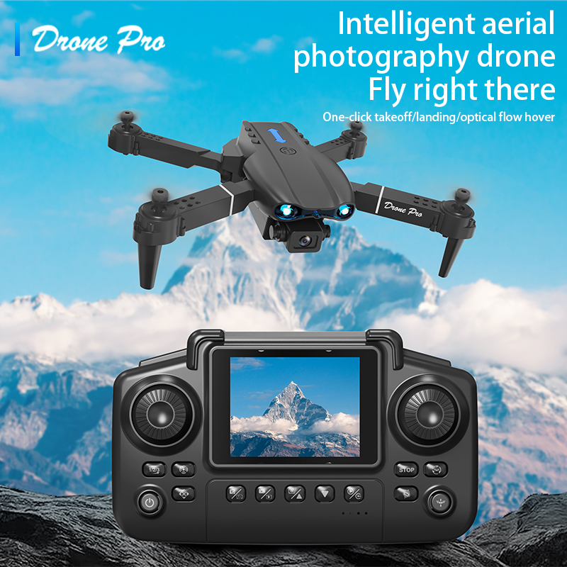 Drone Rc Helicopter With Camera - E99 Air Screen Control Drone Professional