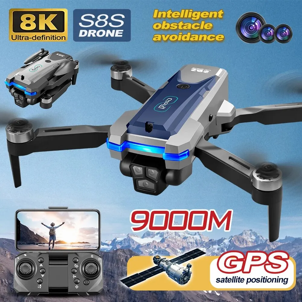 Drone Rc Explorer - S8S GPS Drone 5G Wifi 8K