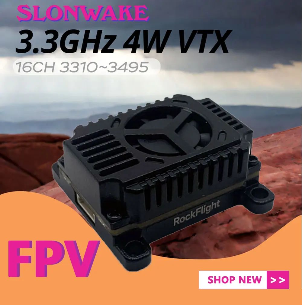 SLONWAKE FPV 3.3G 16CH 4000mW  - Fpv Antenna Receiver 评论和价格