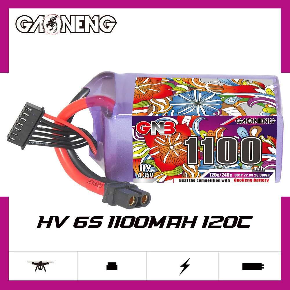 2Pcs GNB 6S Lipo Battery 22.8V - Drone Lipo Battery 评论和价格
