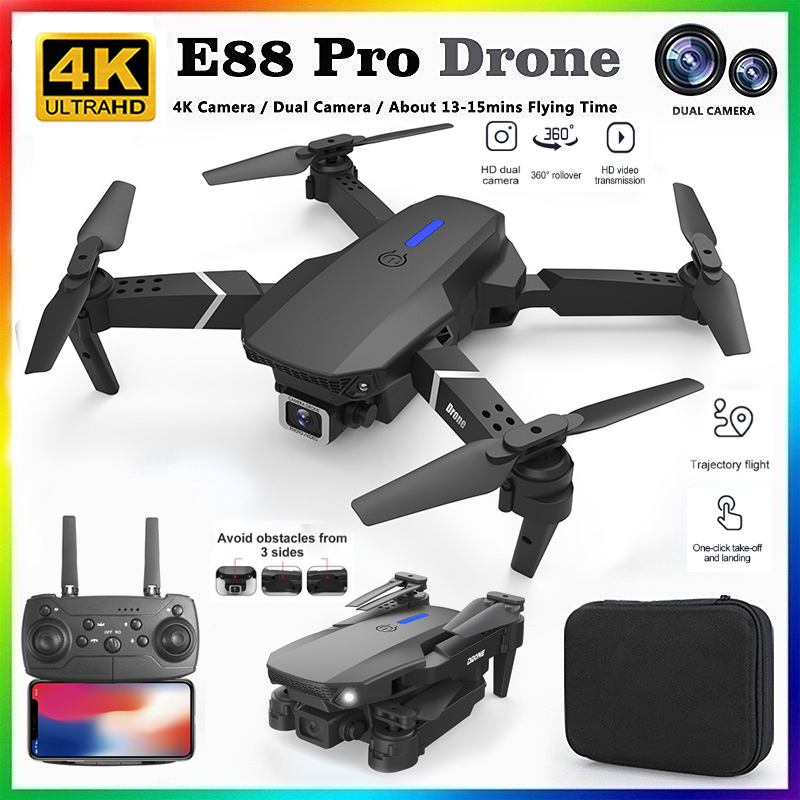 2026 NEW E88 Professional HD 4 - Drone Rc Explorer 评论和价格