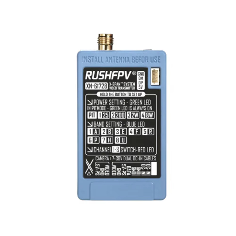 RUSHFPV 6.1‑7.2G 8W X61728 VTX - Fpv Antenna Receiver 评论和价格