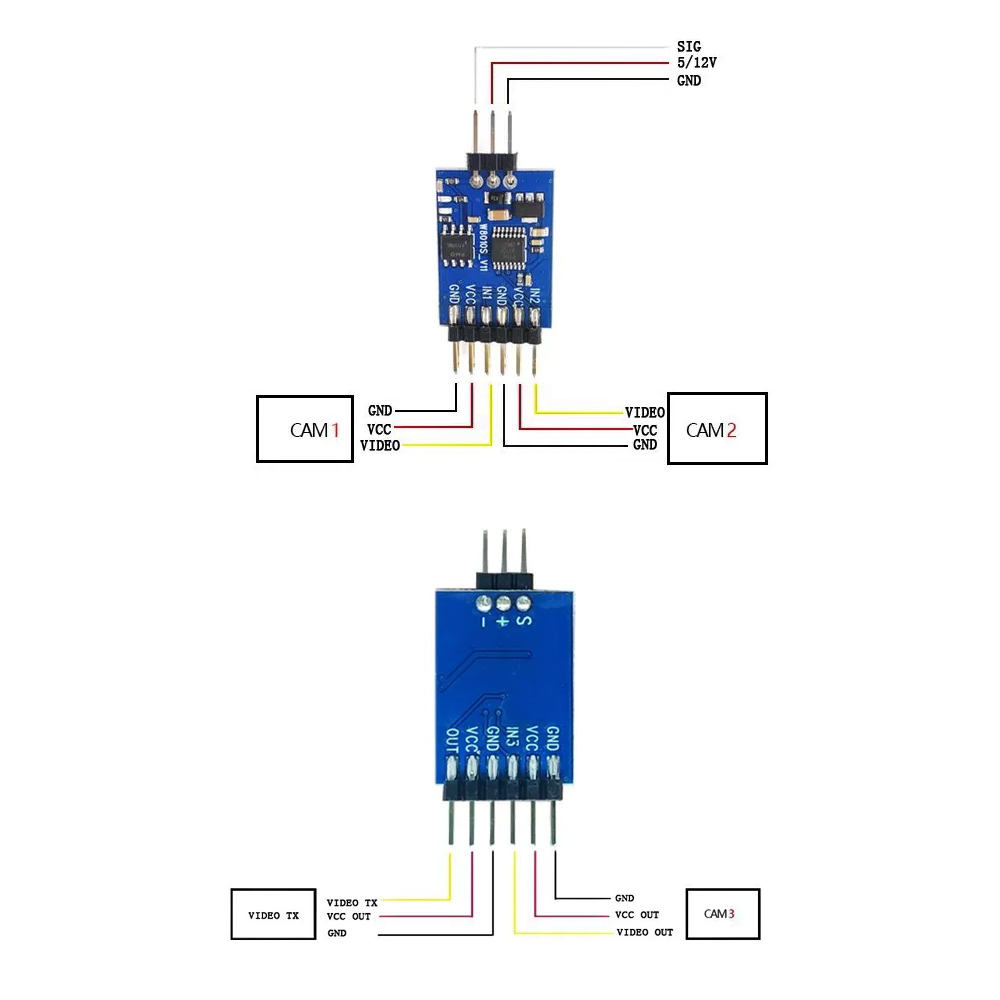 5.8G 3 Channel Video Switcher  - Drone Rc Battery 评论和价格