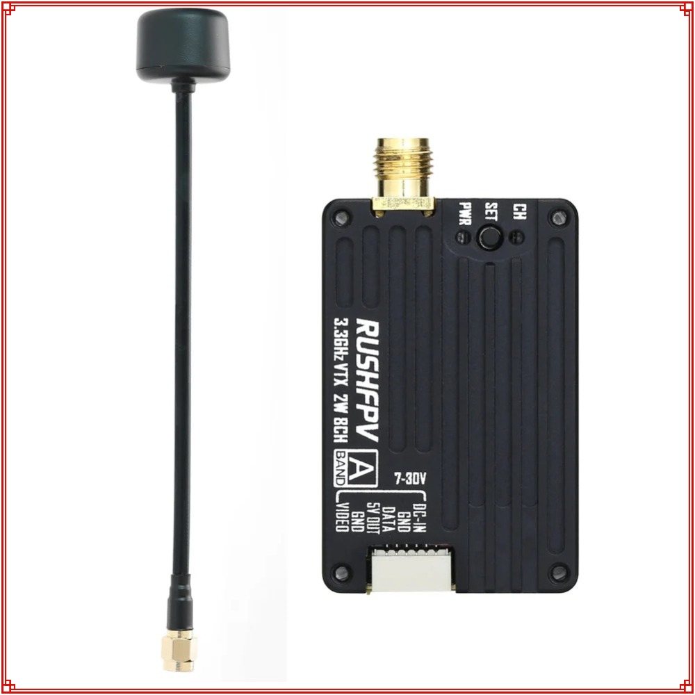 2026 New RUSHFPV 3.3G 2W VTX T - Fpv Antenna Receiver 评论和价格