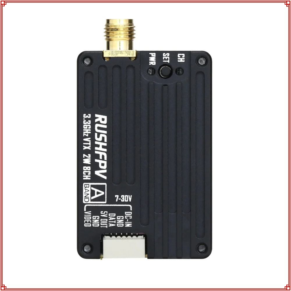 2026 New RUSHFPV 3.3G 2W VTX T - Fpv Antenna Receiver 评论和价格