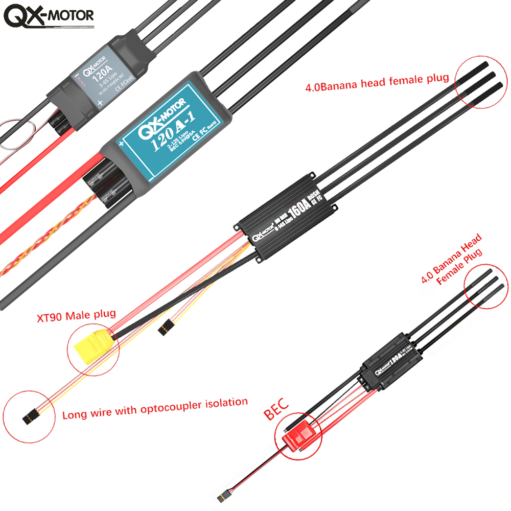 20A-120A Brushless ESC Speed C - Drone Rc Parts 评论和价格
