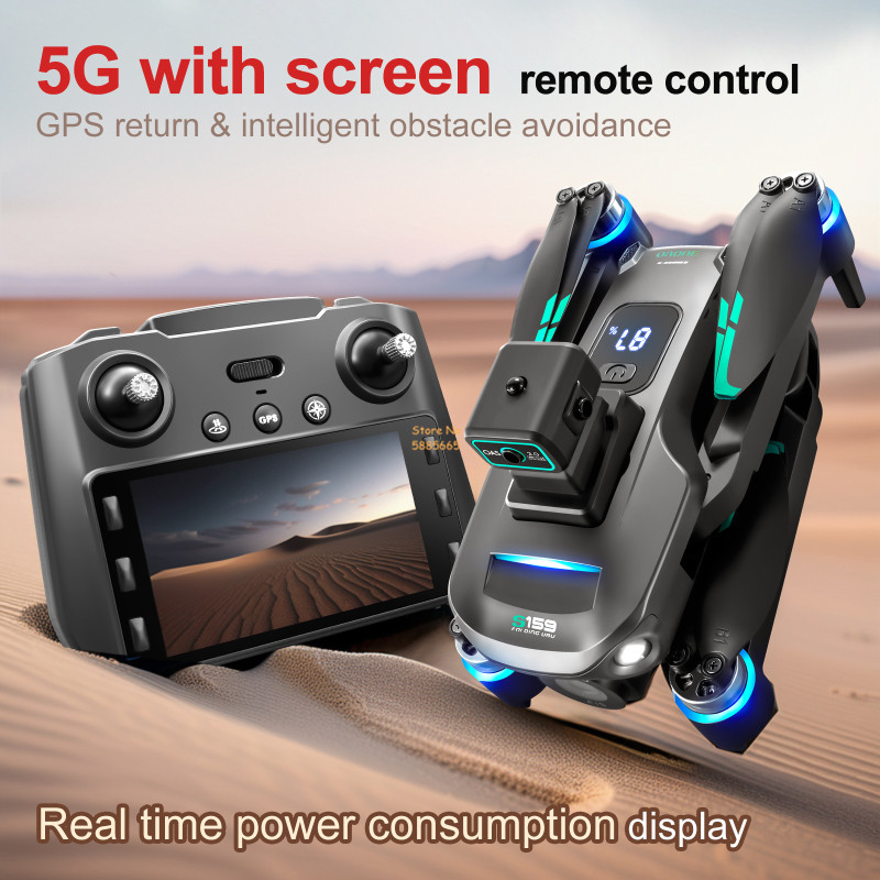 8K Dual Camera 5G WIFI FPV Rem - Drone Rc Helicopter With Camera 评论和价格