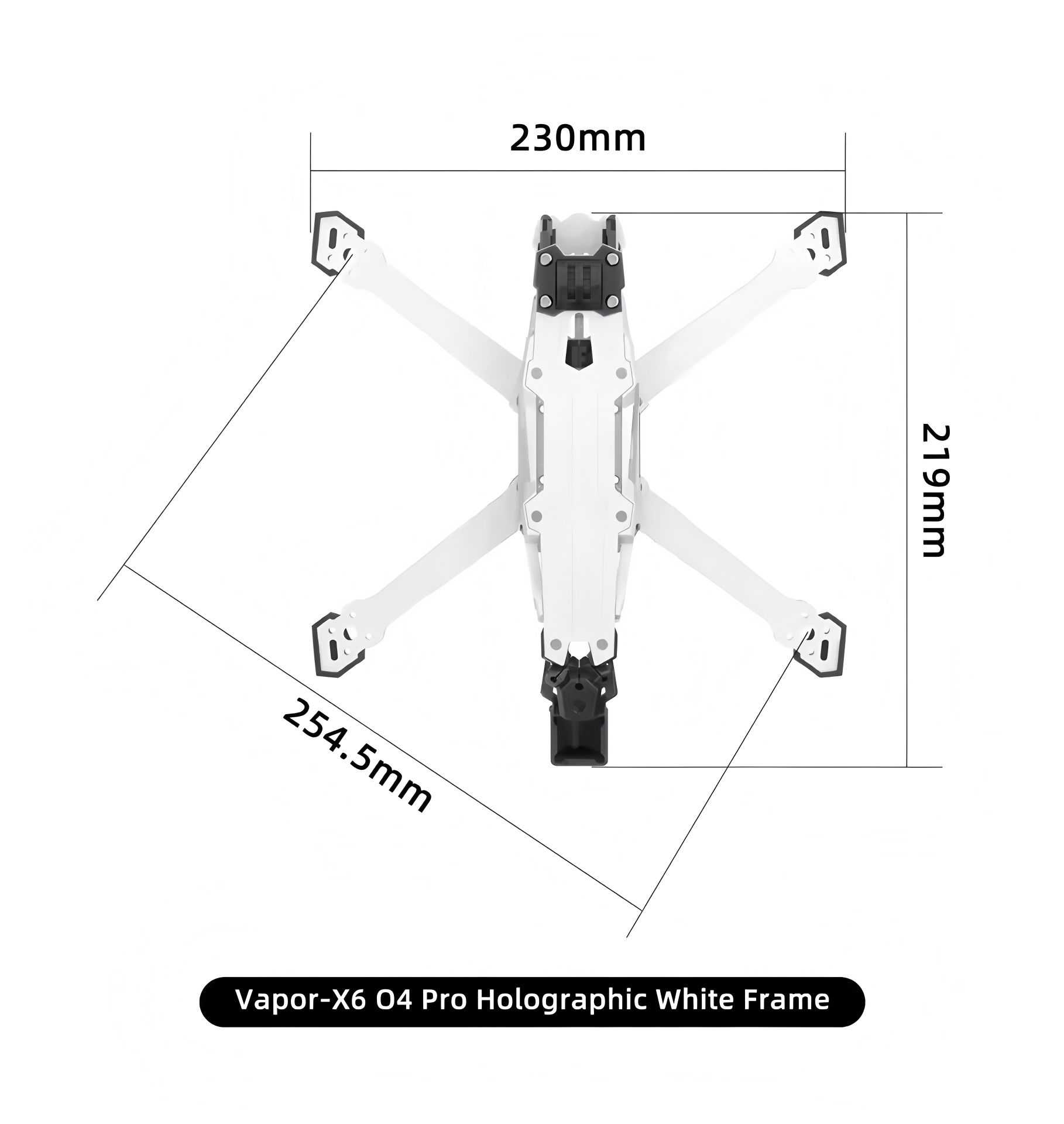 GEPRC Vapor D5/x5/x6 O4 Pro Fr - Quadcopter Frame 评论和价格