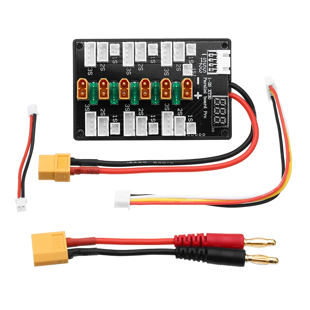 XT30 Plug 1S-3S Lipo Battery U - Lipo Parallel Charging Board 评论和价格