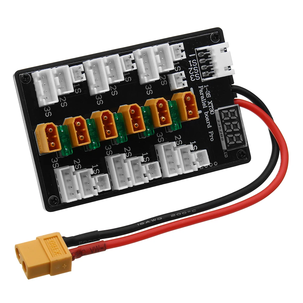 XT30 Plug 1S-3S Lipo Battery U - Lipo Parallel Charging Board 评论和价格