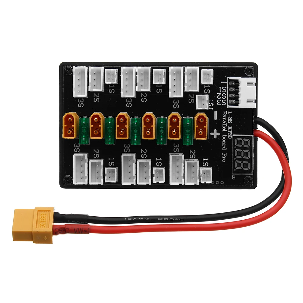XT30 Plug 1S-3S Lipo Battery U - Lipo Parallel Charging Board 评论和价格