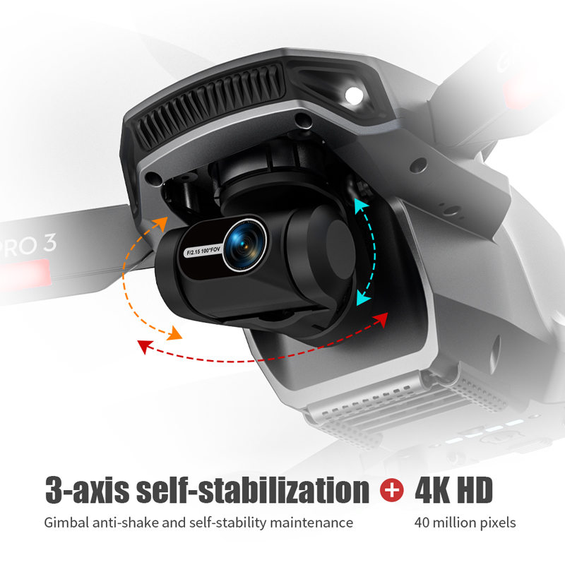 L106 Pro 3 Drone 5G WIFI FPV F - Drone Rc Helicopter With Camera 评论和价格