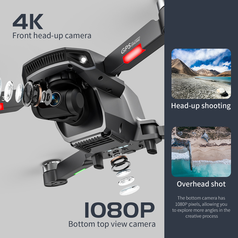 L106 Pro 3 Drone 5G WIFI FPV F - Drone Rc Helicopter With Camera 评论和价格