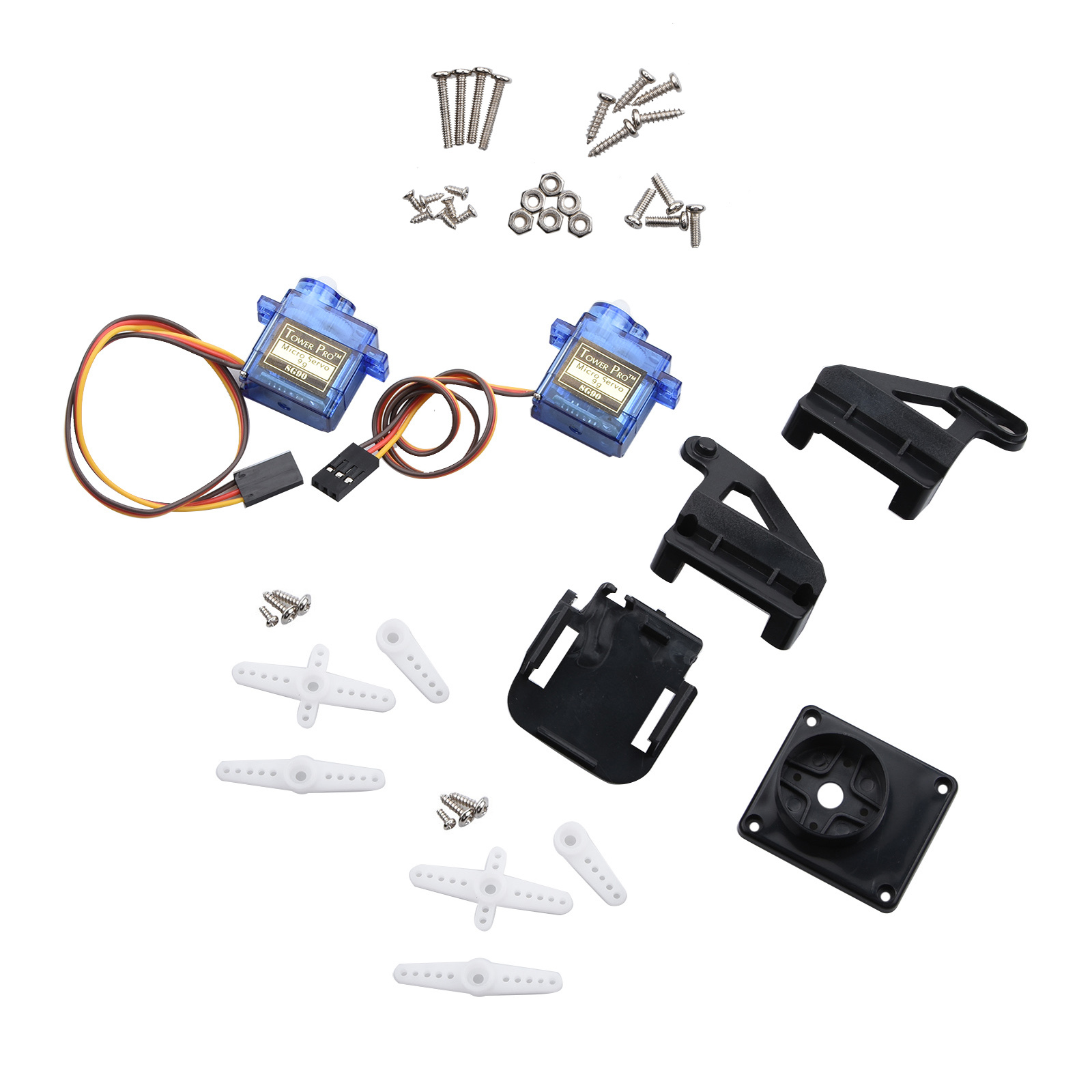 FPV Nylon Dual-Axis Servo Gimb - Quadcopter Frame 评论和价格